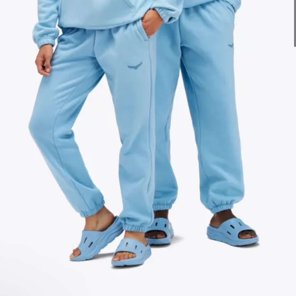 Hoka Light Blue Track Pants